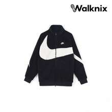 Nike Big Swoosh Reversible Boa Jacket 'Black' Outerwear Men - 彩色 - 查看 1