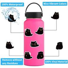 40pcs Cute Cat & Coal Ball Stickers - Decals For Journals, Water Bottles, And IPads, For Gift Bags, Envelope Seals, Party Decoration, Office Supplies, Perfect For Winter, New Year - Multicolor - View 7