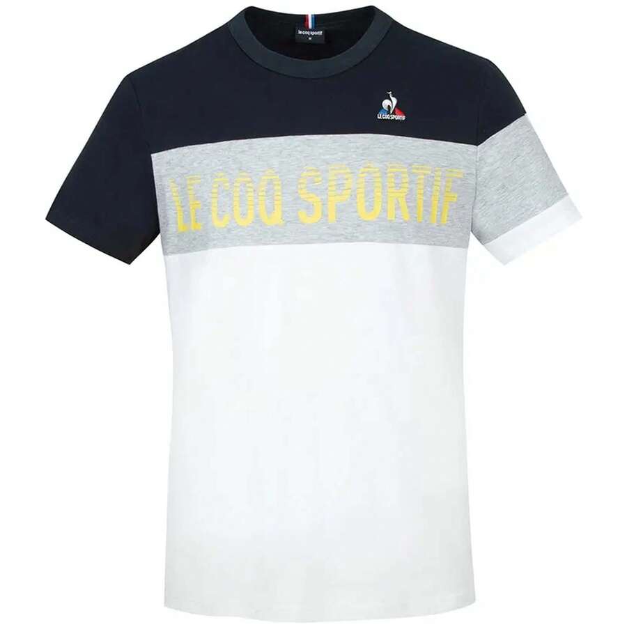 Le Coq Sportif Camiseta de Manga Corta 2220295 dla Hombre w kolorze Multicolor - Wielokolorowe - Zobacz 1