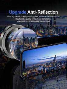 3 Packs - Camera Lens Protector Compatible With IPhone 17 Pro Max/17 Pro, Also Compatible With IPhone 17 Pro Max, 17, 17 Pro, 17 Air, 16 Pro Max, 16, 15, 14, 13, 12, 11 Pro Max. High-Definition, Independent Scratch-Resistant Protective Case, Compatible With Phone Cases. Applicable To Daily Shield, Office, Home Daily Shield Office Home Phone Camera Cover Waterproof Shockproof Anti-Fall Scratch Resistant - Black - View 4