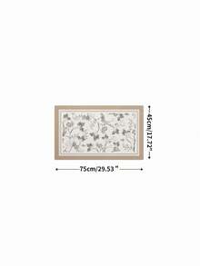 DAJIANG 1 pieza Alfombra de cocina vintage estilo bohemio, con respaldo de goma antideslizante, alfombra de cocina lavable, alfombra de cocina gruesa, adecuada para pasillo, lavandería, decoración navideña - Multicolor - Ver 14