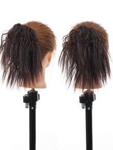 Tóc giả tổng hợp kiểu búi tóc xoăn, tóc nối kiểu chignon gợn sóng với dây chun, kiểu tóc bồng bềnh dành cho phụ nữ sử dụng hàng ngày và dự tiệc. - Nhiều màu - Xem 9