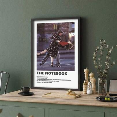 1 pieza Póster de la película clásica "The Notebook" de danza callejera sin marco, impresión en lienzo para decoración de pared, póster de anime, para habitación de adolescente, hogar, oficina, sala de estar, dormitorio, idea de regalo para festivales