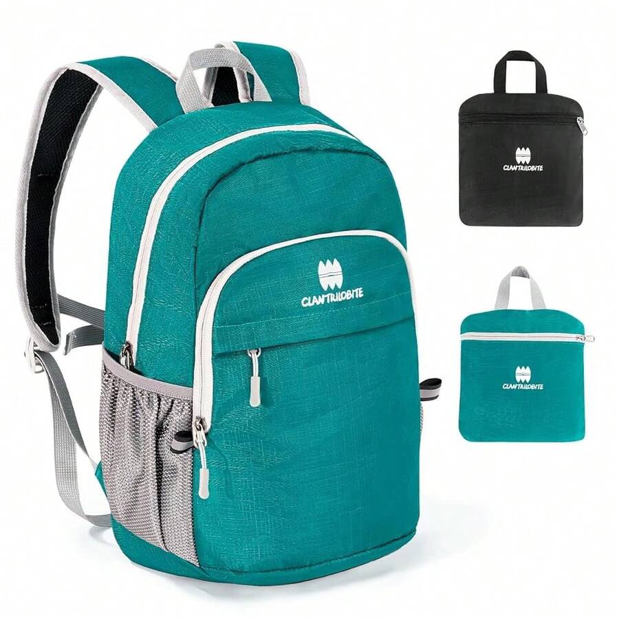 Lightweight Packable Small HiFKing Backpack For Women Men - 20L Waterproof Foldable Daypack For Travel, HiFKing, And Daily Use, Adjustable Chest Strap, Durable Nylon, Gre1en - Gre1en - View 1