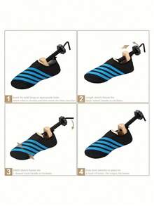 可调节木质鞋撑，防皱鞋型，耐用鞋型，防皱、吸湿、除臭，适合宽脚，男女通用鞋型，使鞋子完美贴合，缓解脚底老茧和老疖子，耐用鞋型，无需用电，适用于正装鞋、靴子和人造革鞋，母亲节礼物，卧室装饰，花园装饰，厨房装饰，夏季，海滩，旅行必备，房间装饰，柔软舒适，毕业季礼物 - A - 查看 3