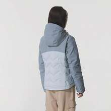 Columbia 女士棉混纺 Grand Trek™ III 羽绒服，舒适简约，XR8598031（80% 羽绒，20% 羽毛） - 灰色 - 查看 1