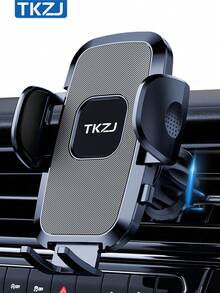 TKZJ Auto-Grip Air Vent Car Phone Holder | Universal Stable Car Phone Mount Suitable For All Smartphones - Black - View 5