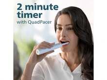 Philips Sonicare 4100 Power Toothbrush, Rechargeable Electric Toothbrush With Pressure Sensor, White (HX3681/23) - 白色 - 查看 6