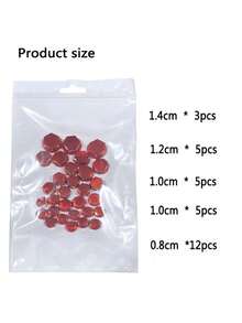 30pcs/Set Motorcycle Accessories, Motorcycle Nut Bolt Cap Decorations, Beautifying Modification Parts - A - View 6