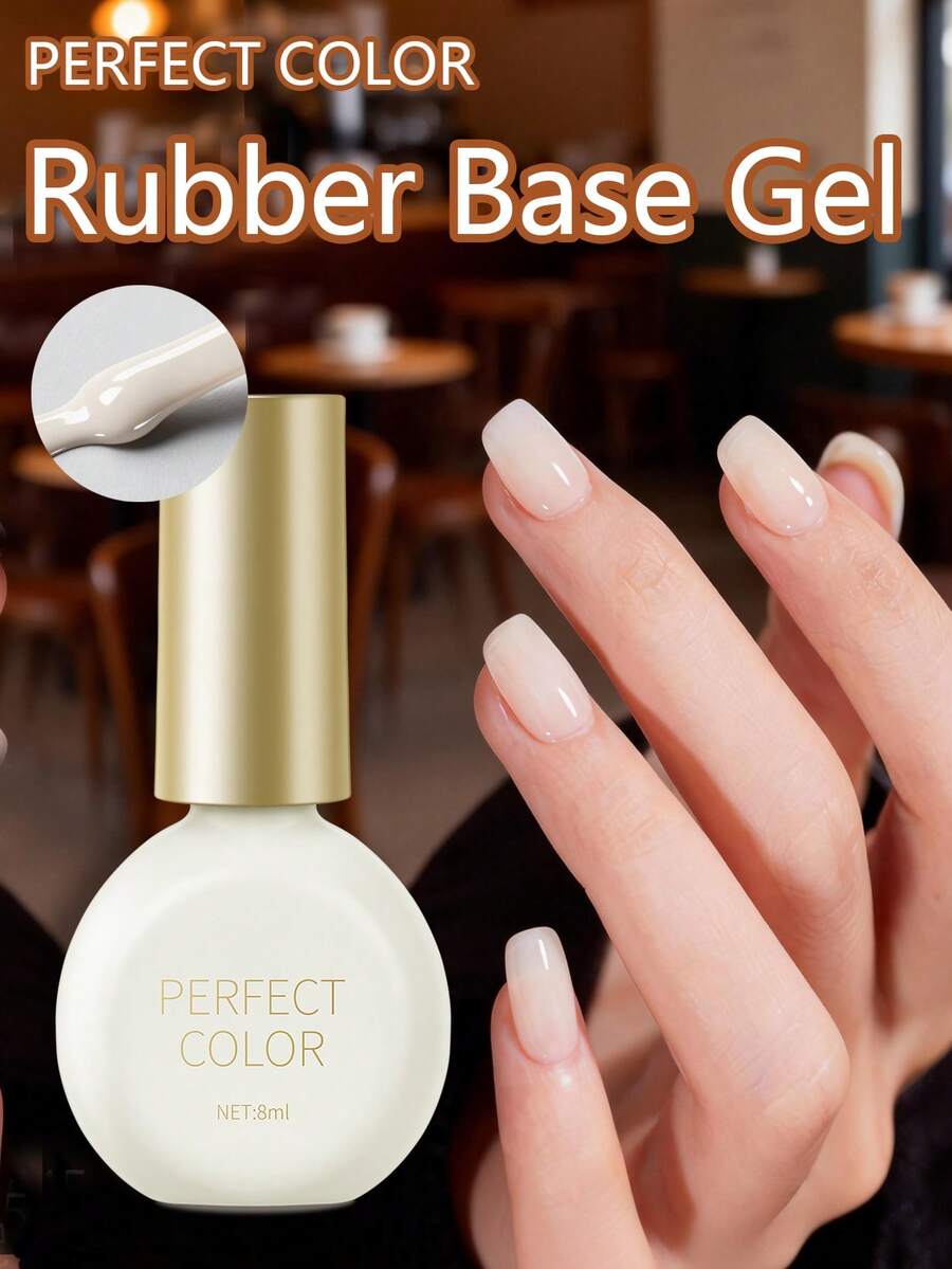 Bộ 12 màu gel nền cao su, độ bóng cao, 8ml, lớp sơn lót linh hoạt, sơn gel móng tay dễ tẩy rửa, thích hợp cho salon và tự làm móng tại nhà. Màu sắc hoàn hảo! - Nhiều màu - Xem 1