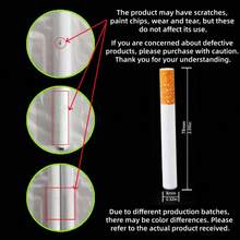 1 pieza Varilla de metal con forma realista de cigarrillo para soplar burbujas, por favor usar con agua con jabón (el agua con jabón no está incluida), mini varilla de metal para burbujas - Talla única - Ver 6