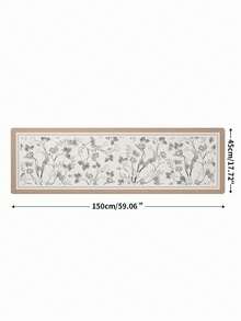 DAJIANG 1 pieza Alfombra de cocina vintage estilo bohemio, con respaldo de goma antideslizante, alfombra de cocina lavable, alfombra de cocina gruesa, adecuada para pasillo, lavandería, decoración navideña - Multicolor - Ver 13