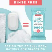 Body Wipes XL Shower Wipes Body Wipe For Adults Bathing, Traveling, Camping, Gym, Car, Elderly, Bedridden - Bath Wipe - Disposable Washcloths For Adults No Rinse - Màu A - Xem 8