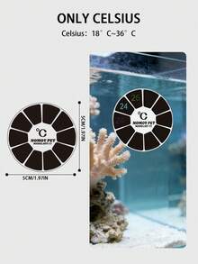 1pc Fish Tank/Reptile Temperature Sticker, Suitable For Aquarium, Turtle, Lizard, Reptile, Outdoor Greenhouse, Greenhouse - Patch Type - View 13