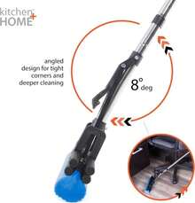 Kitchen + Home PVA Sponge Roller Mop - 11" Quadruple Roller All Purpose Floor Cleaner - White - 查看 2