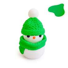 2026新款 - 1件装数字工艺奢华艺术品 - 3D打印雪人纽扣放松模型，爆款热销桌面摆件，创意放松 - 完美礼物 - 生日礼物 - 复活节礼物 - 情人节礼物 收藏品 - 彩色 - 查看 14