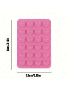 4pcs Silicone Grip Phone Holder Set, Compatible With All Phones: Adhesive Phone Grip For Selfie And Video, Suitable For Shower And Wall Mount Holder, Gift For Friends, Halloween Gift - Multicolor - View 3