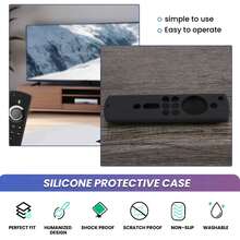 For 2Nd Gen Voice Remote Silicone Shock Proof Case Cover - Multicolor - View 5