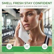 Body Wash Towelettes Scented Lemon Moist Cotton Towel Moist Towelettes Travel Size Individually Wrapped Bulk For Hiking Gym Camping Outdoor Sports (10 Pack) - Màu A - Xem 5