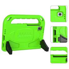 儿童平板电脑轻便手持平板电脑保护套，带屏幕保护膜，坚固防震手柄支架保护套 - 綠色 - 查看 5