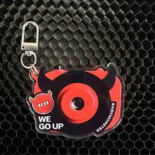 <We Go Up> Album Keychain, Monster, 2D Acrylic Flat Keychain, Cute & Creative Keychain, Red Element Keychain, Bag Charm, Birthday Gift, Party Favor - Multicolor - View 5