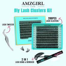 False Eyelashes And Adhesives Kits - Negro - View 3