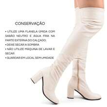 Women Over-The-Knee Boots - Màu be - Xem 6