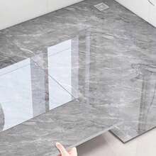 10 miếng dán tường trang trí 3D tự dính, miếng dán tường giả gạch men, trang trí tường tự dính, miếng dán tường phòng tắm chống thấm nước, tấm nhựa nhôm - 10Pcs - Xem 12