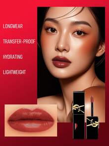 Yves Saint Laurent YSL The Inks 亮澤乳霜唇彩 #610 Nude Champion 裸色 5.5ml/0.18 Oz | 亮澤保濕液狀唇彩，乳霜色澤，讓雙唇整日保持滋潤 | 長效持色 | 不沾染 | 輕盈 - #610 - Nude Champion - 查看 3