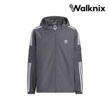 Adidas Originals Track Stag Casual Simple Versatile Hooded Jacket Dark-Gray Jacket Men - 彩色 - 查看 1