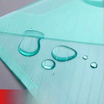 Thickened A4 Document Bag, Diagonal Pattern Transparent Snap Bag, Office Document Archive Bag, Colorful Storage Bag, Waterproof And Large Capacity