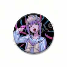 Cool Pink Needy Girl Pin de solapa Kangel Ame Chan insignia de dibujos animados hojalata broche redondo sombrero mochila accesorios regalos para fanáticos del juego T7EN - estilo-21 - Ver 41