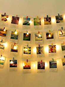 50 Pieces/Package Small Colored Wooden Clips, Hanging Photo Clips, Cute Memo Clips, Clothes Clips, Closing Clips, Wooden Photo Clips, Suitable For Arts And Crafts, Multifunctional DIY Decoration, Home Decoration - one-size - View 5