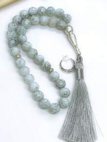33颗穆斯林念珠，玻璃珠流苏设计，日常祈祷念珠 - 流蘇款 - 查看 11
