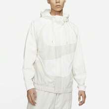 Sportswear Swoosh Big Logo Hooded Woven Jacket White Jackets Men - 彩色 - 查看 3