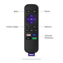Roku LE  - HD (1080p) Streaming Media Player With High Speed HDMI Cable And Simple Remote - Black - màu đen - Xem 4