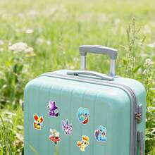 100张防水宝可梦动漫贴纸，适用于笔记本电脑 - 彩色 - 查看 2