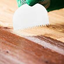 12 esparcidores adhesivos reutilizables para esparcidores de pegamento, paleta de plástico, paleta de muesca blanca, kit de apli - Ver 6