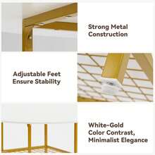 Mesa Redonda De Comedor Para 4 Personas Fácil de Montar (No incluyen sillas de comedor) - Blanco - Ver 5