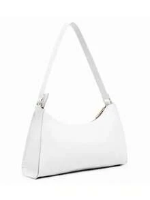 Women's Baguette Bag, Various Colors, Shoulder/Crossbody - 白色 - 查看 2