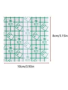 30 piezas de parches hidratantes y transpirables para talones, adecuados para talones agrietados, pegatinas de cuidado de los pies amigables con la piel - Ver 7