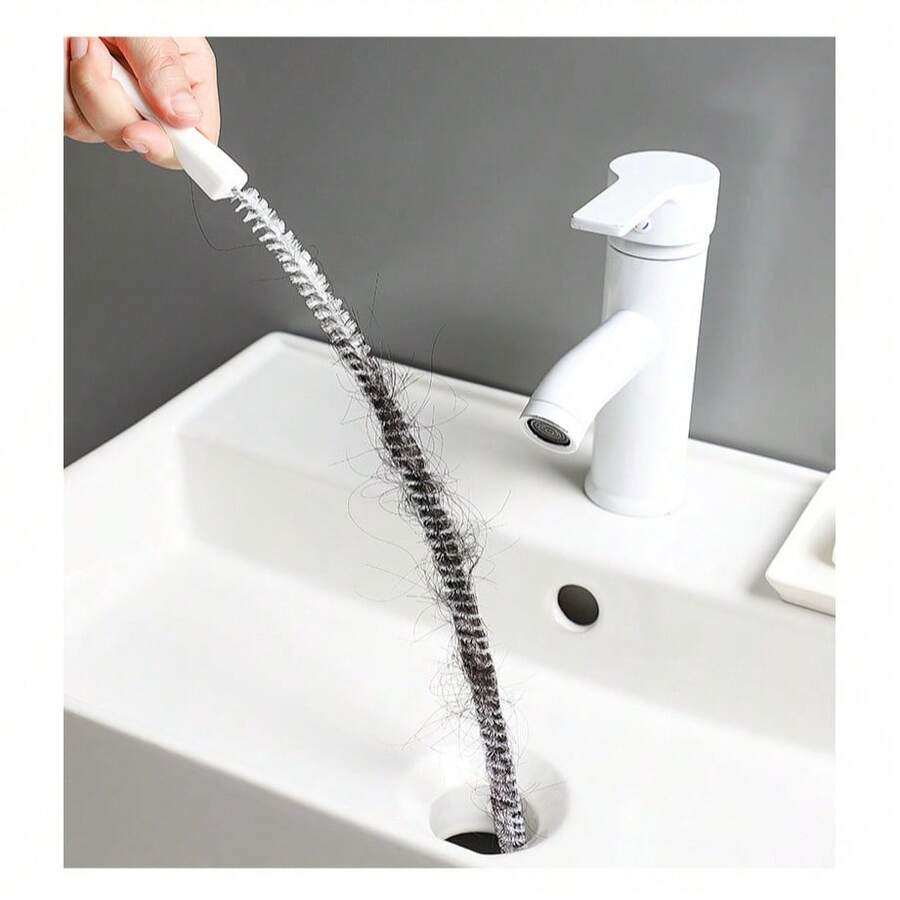 Flexible Pipe Dredger, Sewer Hair Cleaner, Washbasin Cleaning Brush, Water Pipe Unclogging Magic Tool - Dredger - View 1