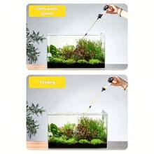 1pc Manual Fish Tank Waste Cleaner: Handheld Siphon-Style Aquarium Gravel Cleaner, Effectively Sucks Up Fish Waste, Helps With Water Changes, Cleaning And Maintaining Water Quality. Suitable For Fish Tank Supplies, Aquarium, Fish Tank, Betta Fish Accessories, Water Filter - View 7