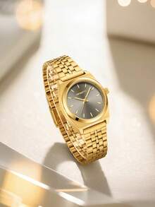 REBIRTH 1pc Women's Business Classic Elegant Quartz Movement Wristwatch, Suitable For Daily Wear - one-size - View 8