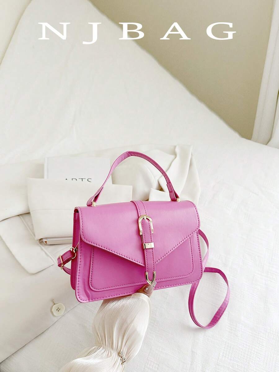 Solid Color, Student, Street, College, Minimalist Fashion Handbag