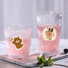 40 Pcs Cheerful Cartoon Animal Interaction Stickers - Party & Music-Themed Decals For Journals & Water Bottles - 40 PCS - View 8