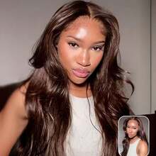 BINF 10-26 Inch Dark Brown Clip In Hair Extensions Real Human Hair Body Wave #2 Dark Brown Clip In For Women Remy Human Hair Extensions Spring Limited Wig 8pcs With 20 Clips Double Weft Body Wave Clip Ins Virgin Human Hair Seamless Hair Extensions - #2 Body Wave Clip Ins - View 7