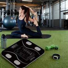 Home Weighing Scale With A Large LCD Screen, Highly Accurate And Intelligent, An Essential Electronic Scale For Bathrooms, Bedrooms, Living Rooms, And Gyms. Suitable For Weight Management, Fitness Tracking, And As A Holiday Gift. - Advanced Black - View 4