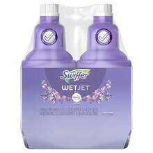 Wet Jet Mop Refill Solution For Wood Laminate Tile Floors Lavender Scent 42.2 Fl Oz 2 Pack - 1 - Xem 7