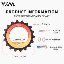 VXM R8000 R7000 DIY Road Bicycle 18T Hollow Eccentric Pulley Rear Derailleur Peilin Ceramics Bearing Upgrade Kit Group Parts - Multicolor - View 5